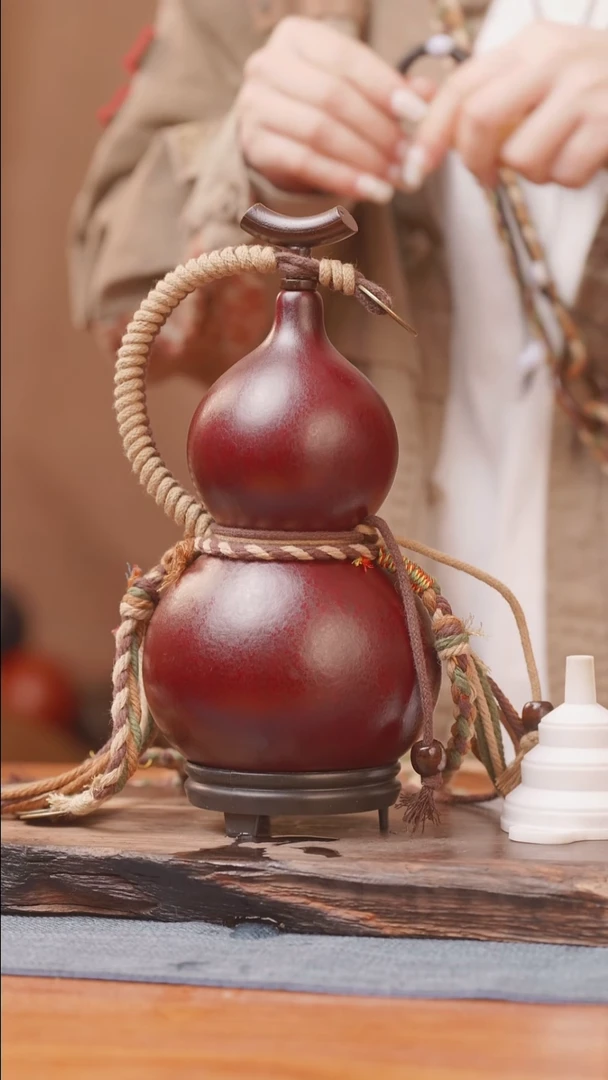 710号链接精品大漆葫芦现货现发[一物一拍]