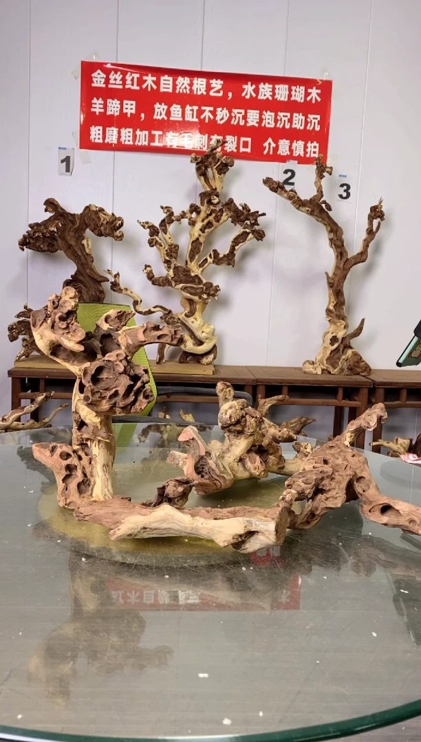 【闪购商品】香榧木枯树摆件 粗磨粗加工半成品 毛料