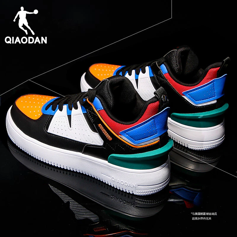 乔丹男鞋2025冬季新款皮面运动鞋男士官方正品休闲鞋子高帮板鞋男