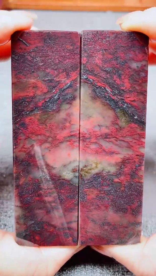 玉桂林鸡血玉素章--20