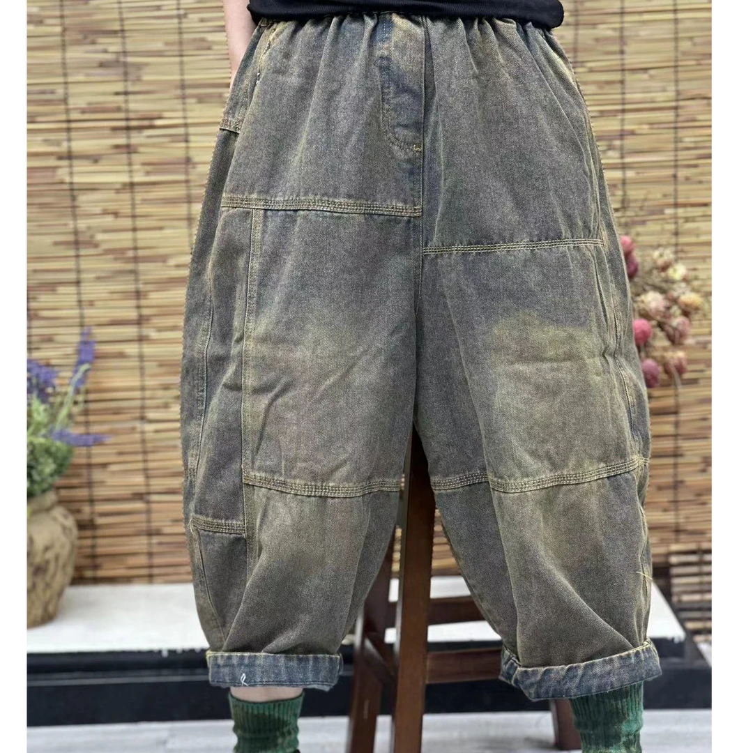 HY   分割线牛仔裤