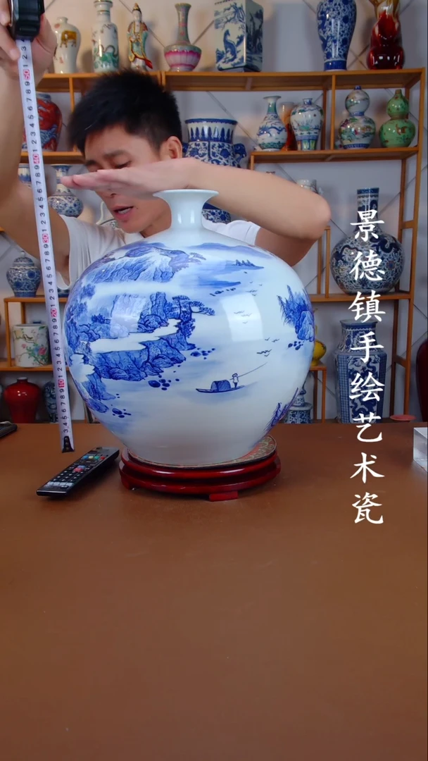 摆件景德镇手工手绘陶瓷摆件42