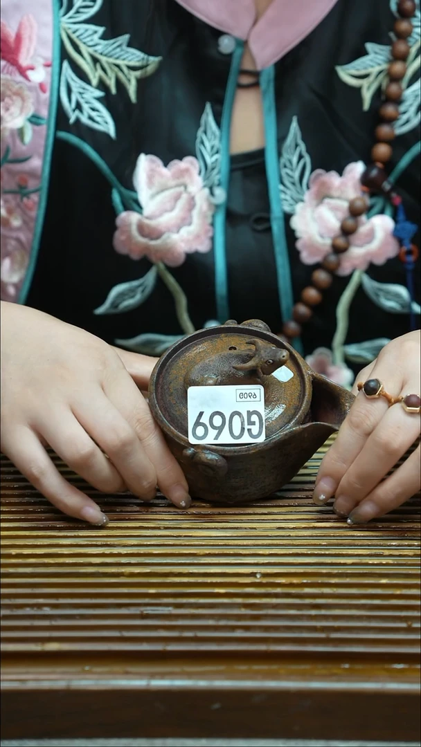 万古烧粗陶手工茶具