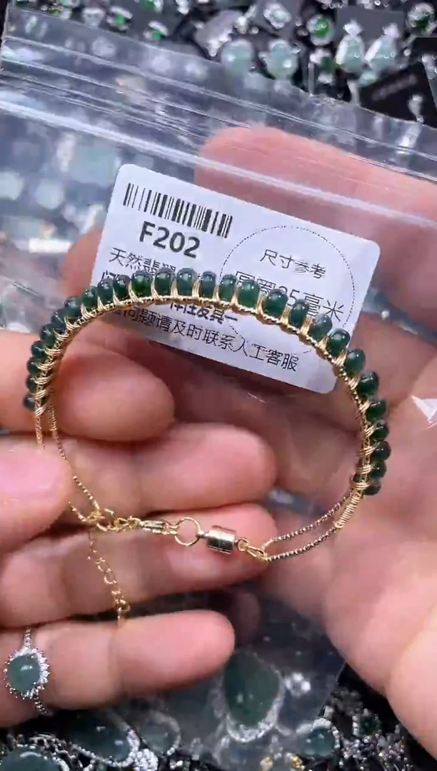 【闪购商品】翡翠未镶嵌颈饰F202半镯