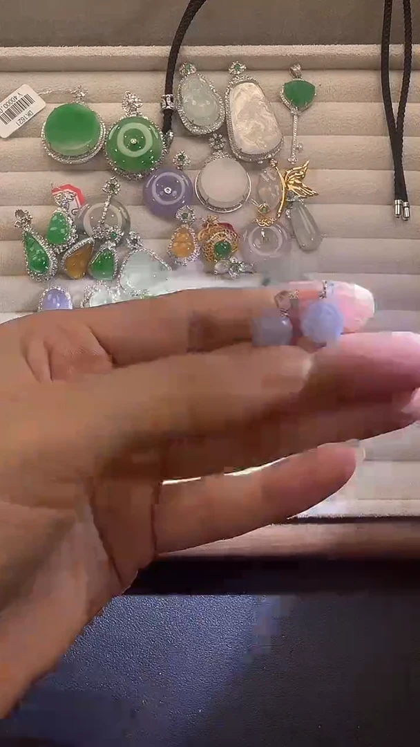 吊坠(不含链)18K金镶嵌翡翠缅甸珠宝严选多样性发其一ZXF