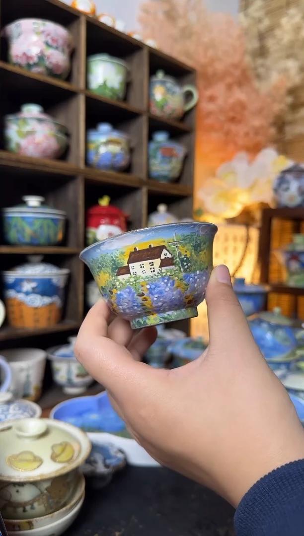 石一薰衣草庄园压手杯