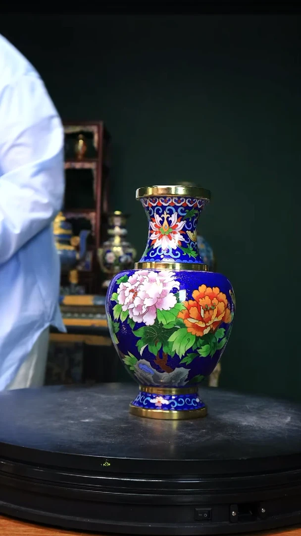 琉璃手工艺品一只深蓝色1111111111