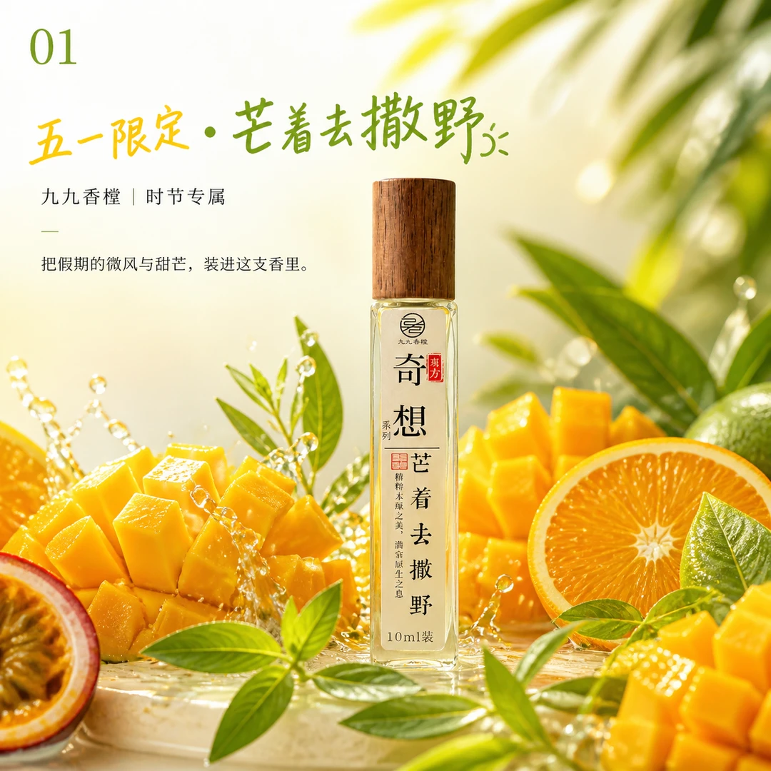 【五一限定•芒着去撒野】持久留香精油便携香薰香氛室内熏香