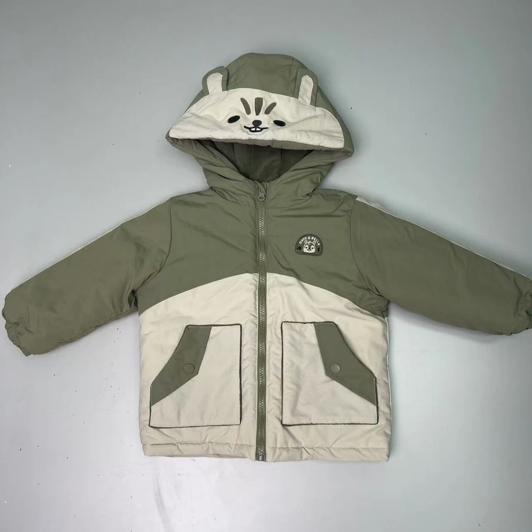 品牌男童冬季棉服新款加厚外套中小儿童加绒内里棉衣潮XBW47545