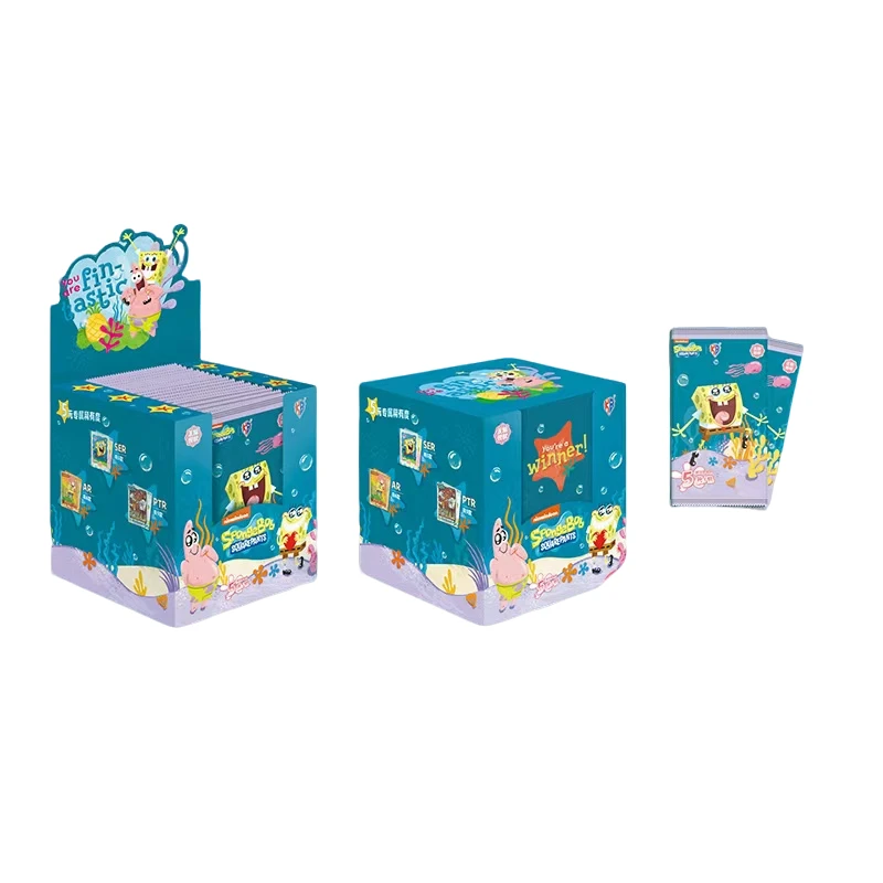 【清仓啦】海绵宝宝V5 卡宝文创五米包正版授权盲盒代拆收藏卡牌