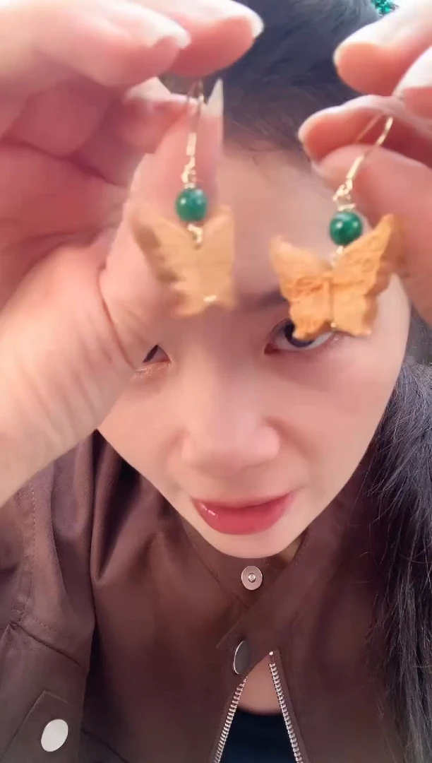 无合金2766缘分发耳坠