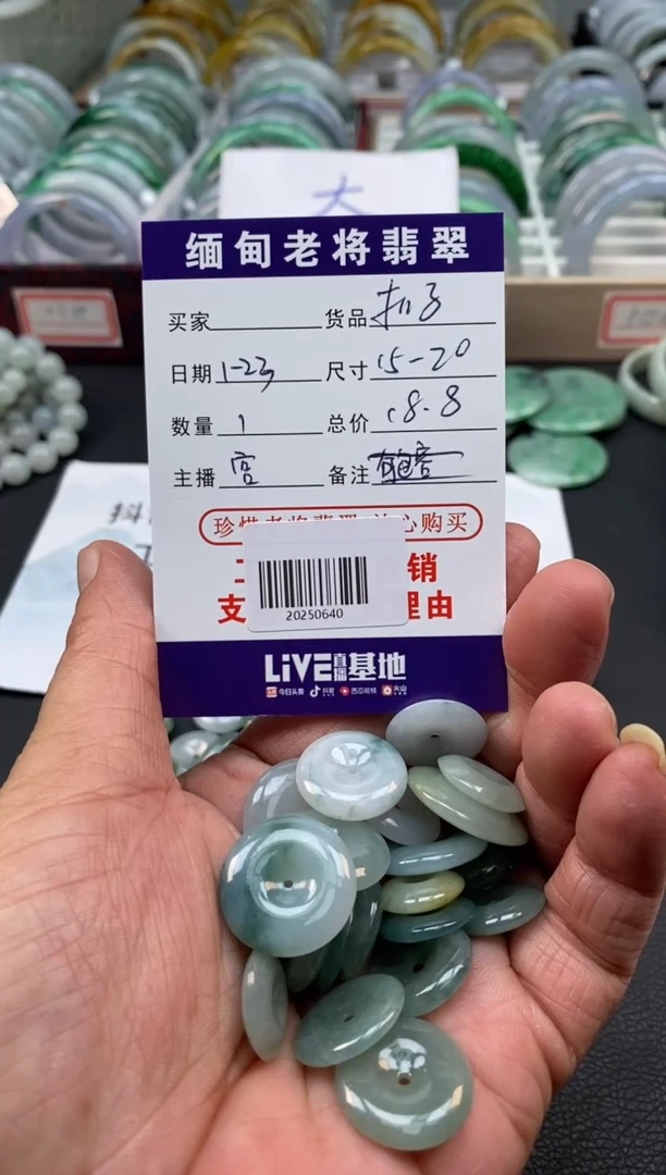 【闪购商品】翡翠颈饰未镶嵌/20250640多样性发一件