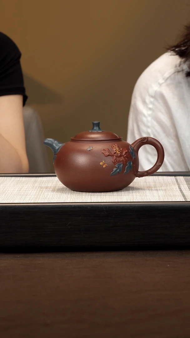 茶壶紫砂【P20】国色天香    JYH