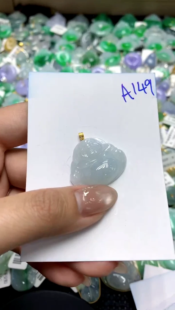 【闪购商品】翡翠颈饰18K金镶嵌1111111111111111