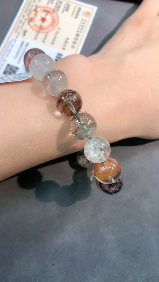 【闪购商品】水晶手链未镶嵌76号四季幽灵单圈12mm