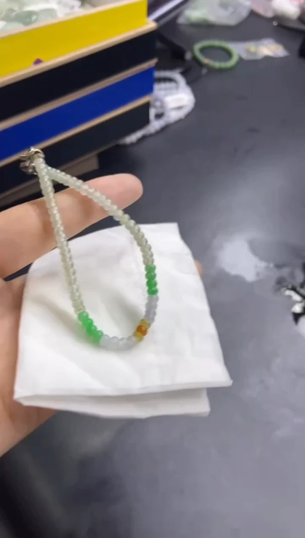 未镶嵌手串翡翠天然翡翠a货22