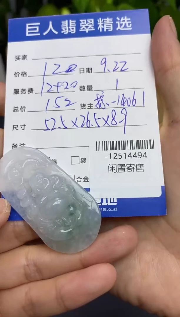 颈饰未镶嵌翡翠多人-12514494