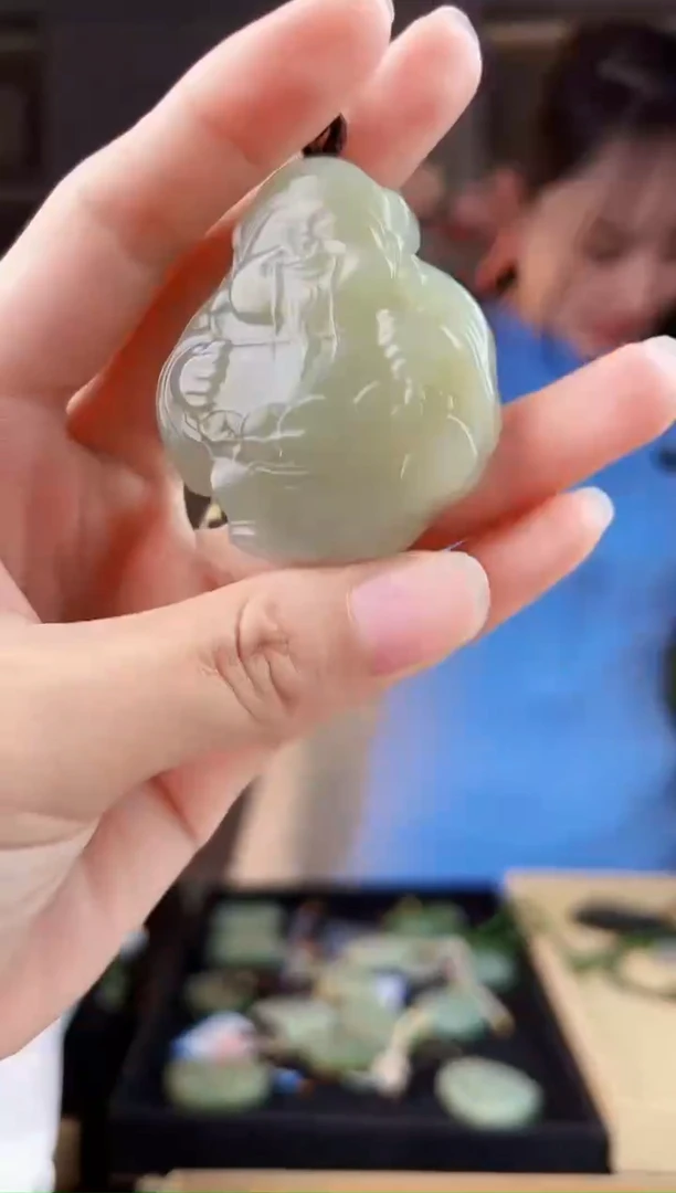 颈饰未镶嵌和田玉拍一发一，多样性发货