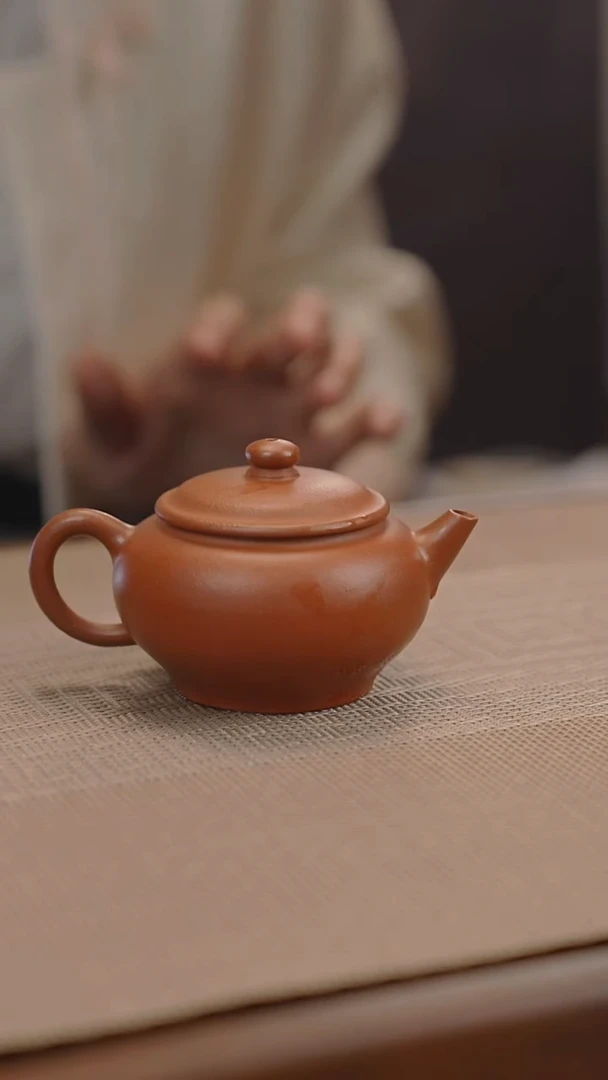 原矿红清水光速紫砂壶14