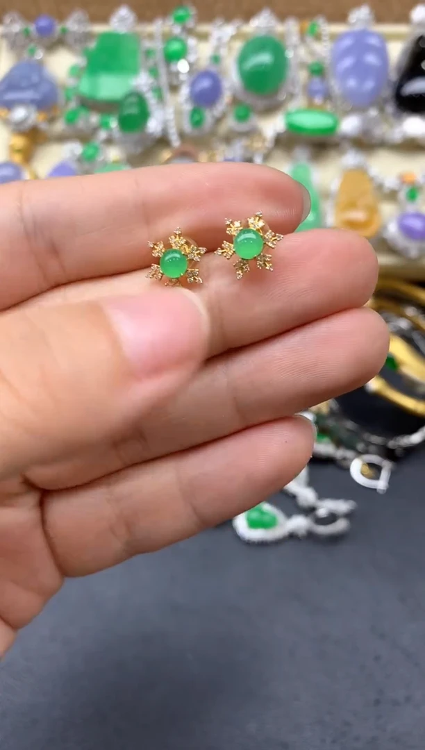 【闪购商品】翡翠颈饰18K金镶嵌326-中国好珍宝