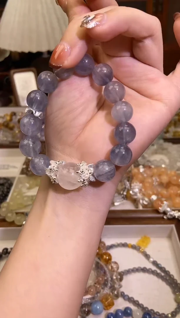 【闪购商品】萤石手链未镶嵌344手串