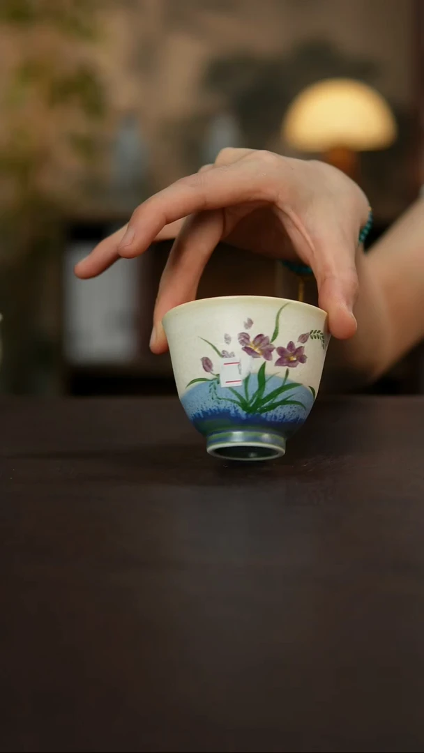 杯景德镇陶瓷杯碗柴烧多人