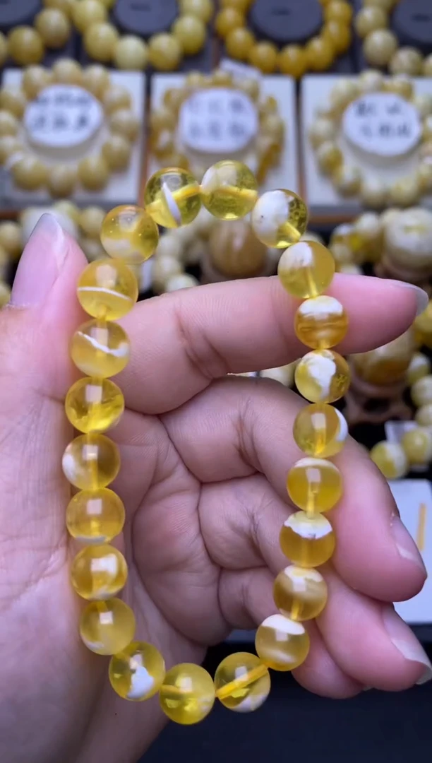 裸石琥珀未镶嵌大小姐珠宝严选71