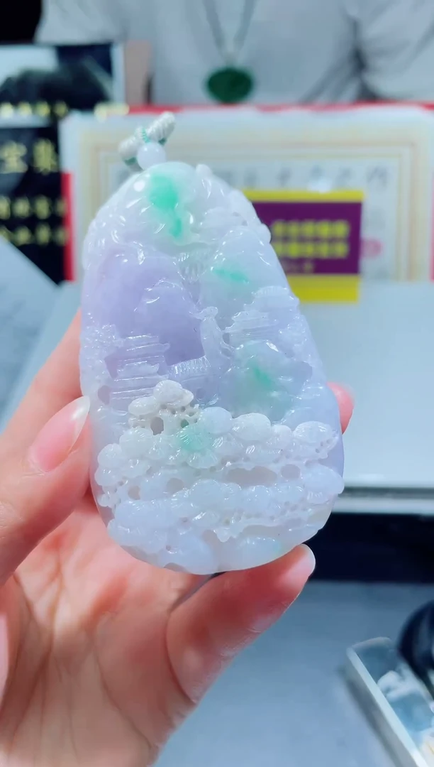 颈饰未镶嵌翡翠翡翠
