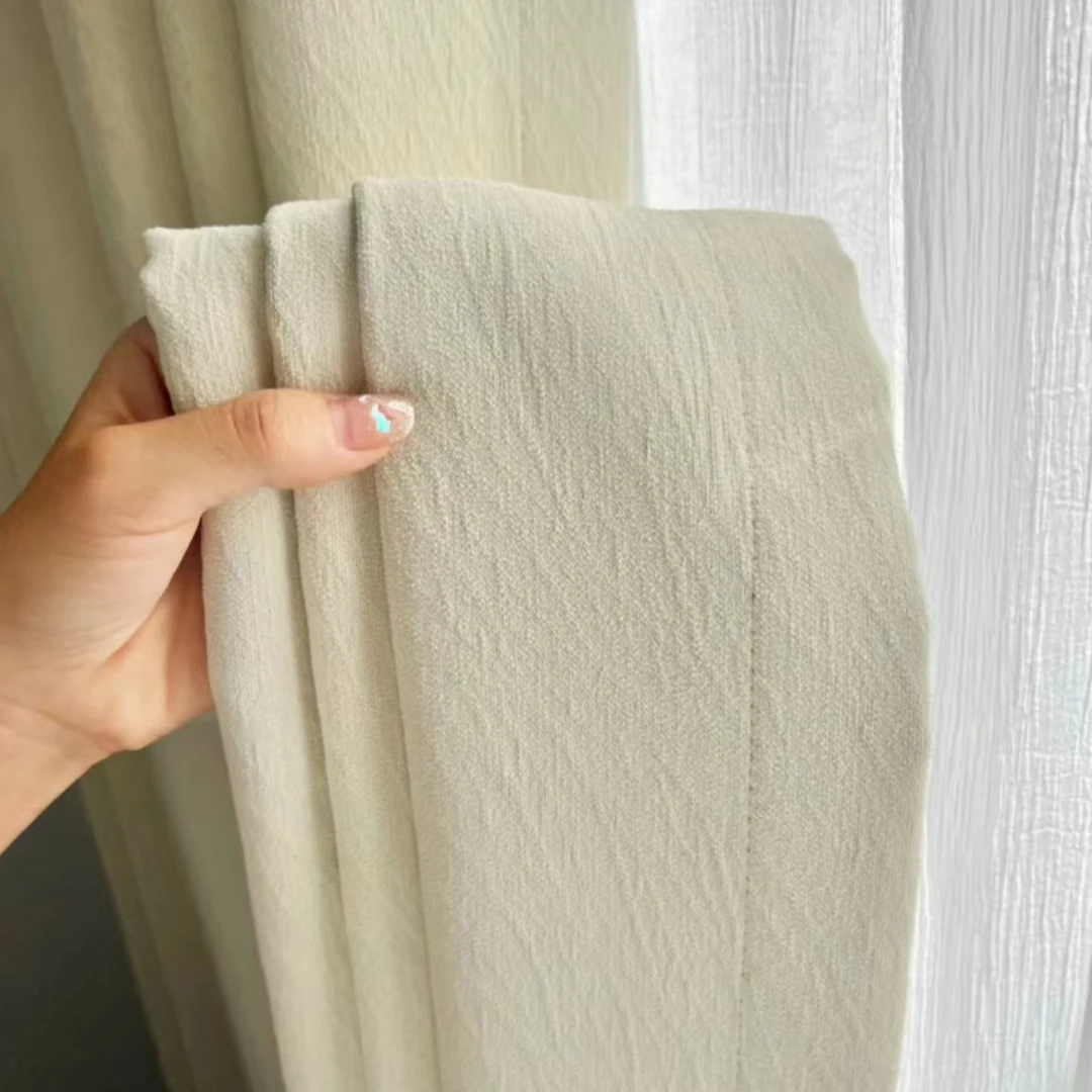 雪尼尔芝士羊绒窗帘面料