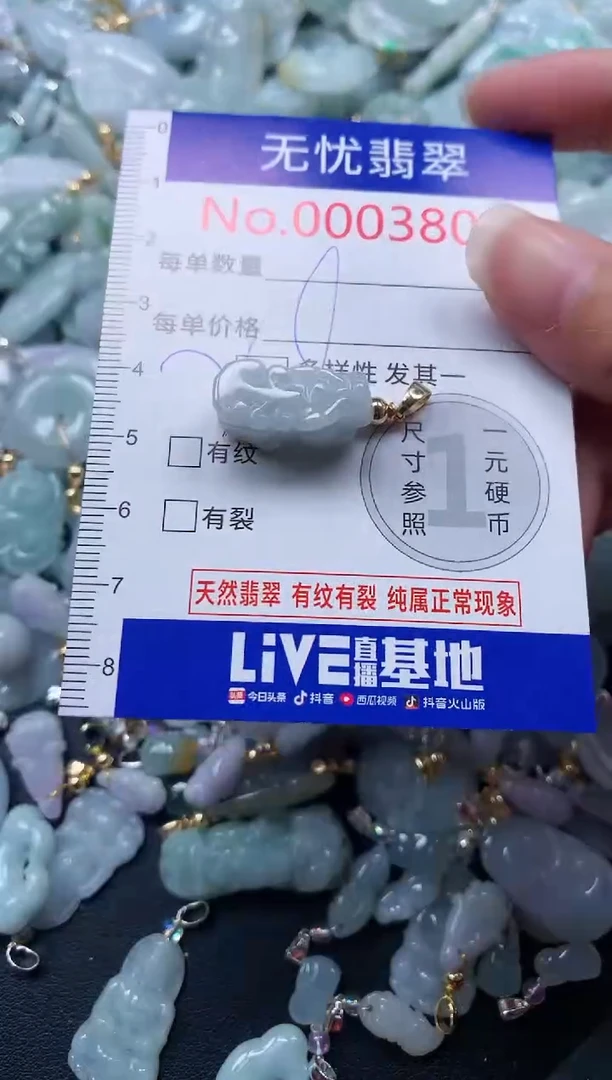 颈饰未镶嵌翡翠3806