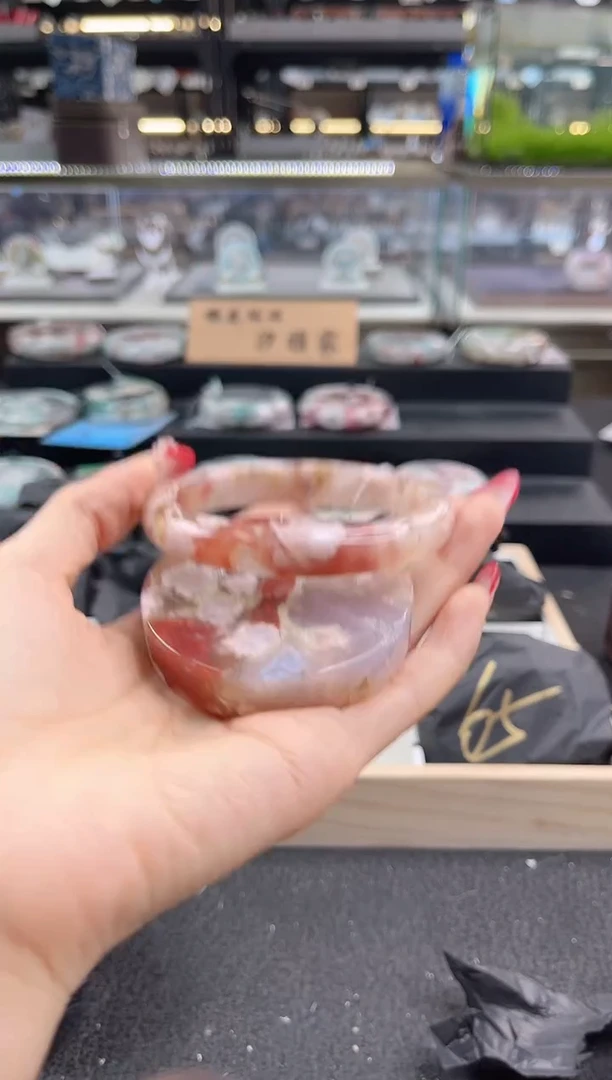 未镶嵌手镯石英质玉64圈口（赠品镯心）69347