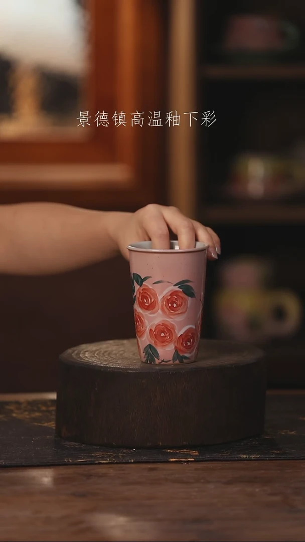 陶瓷景德镇高温釉下手绘陶瓷146