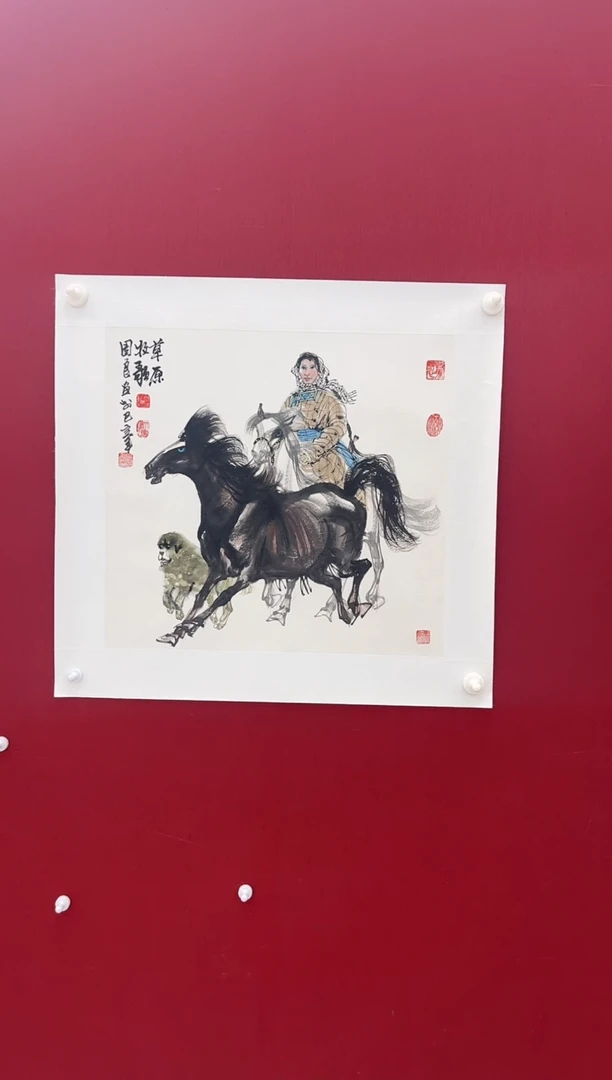国画江*余吴团良老师画作
