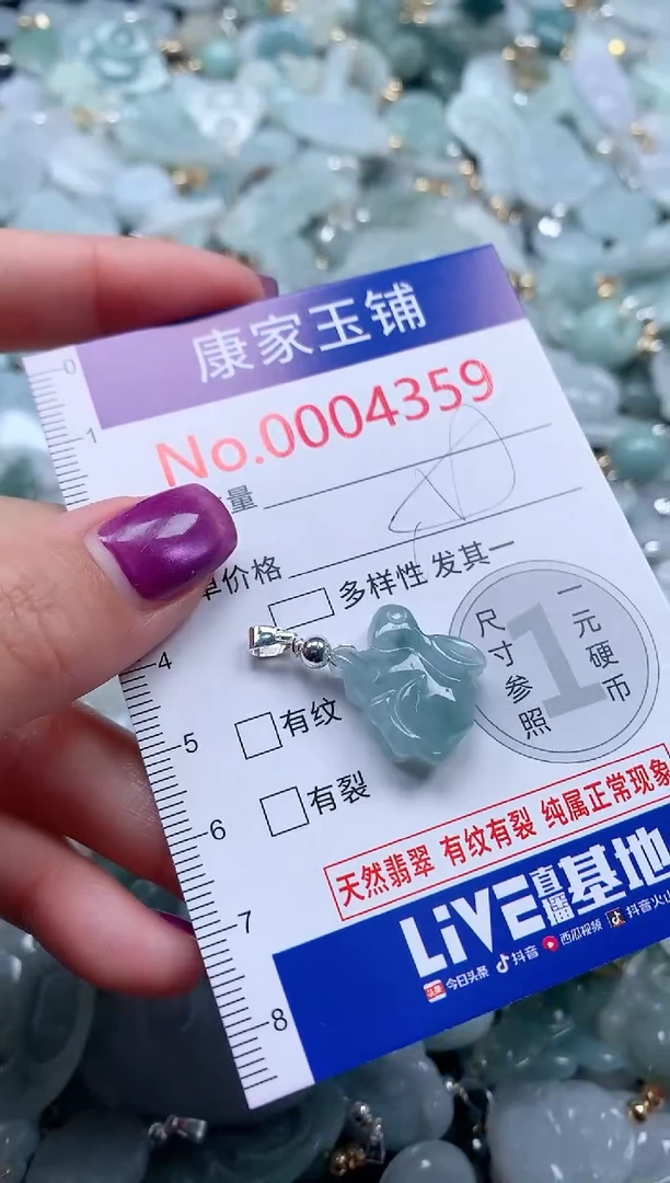 颈饰未镶嵌翡翠4359