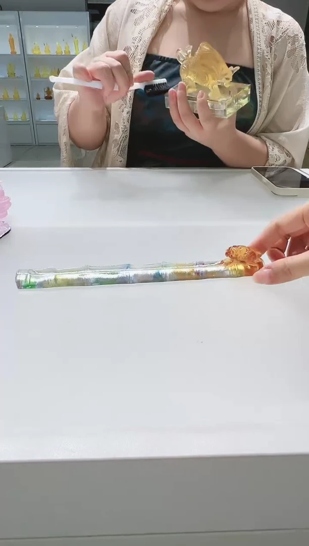 手工艺品琉璃古法琉璃香插