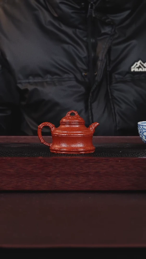 【闪购商品】紫砂茶壶全手工·竹鼎·120cc