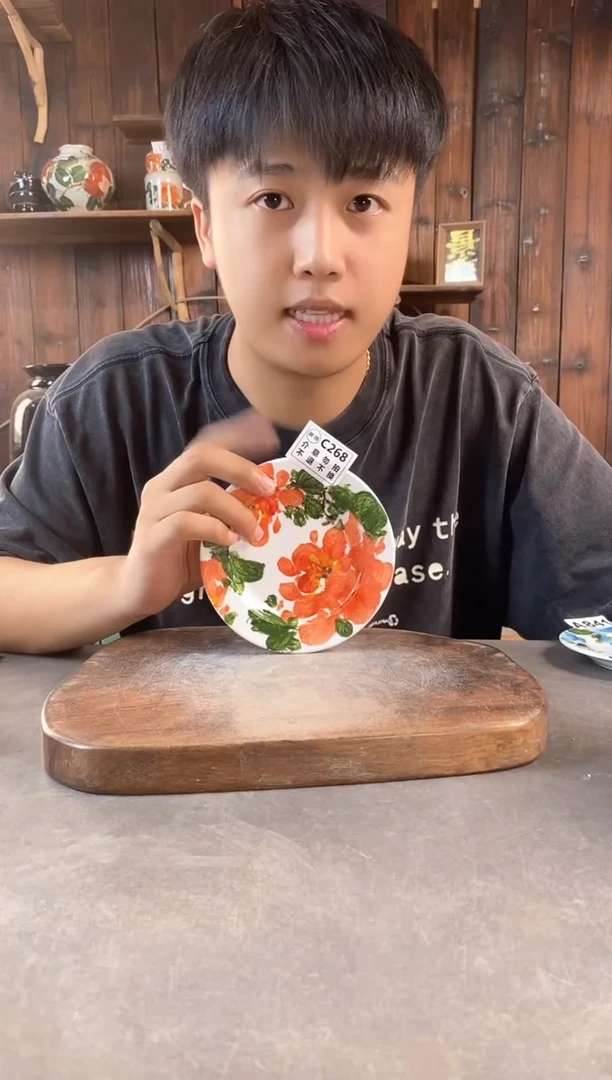 碗268瑕，手工手绘，超值陶瓷