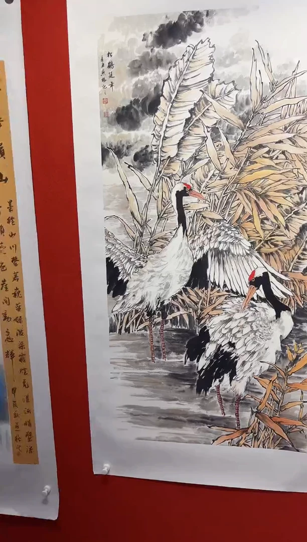 国画秦燕格国画手绘作品Y50