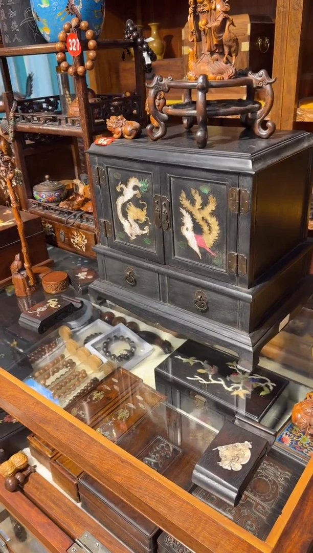 木龙凤呈祥玄关柜1800.8888