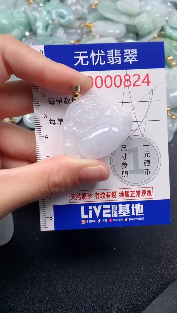 吊坠(不含链)未镶嵌翡翠824