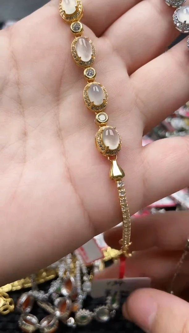 【闪购商品】翡翠戒指银S925镶嵌3333333-6