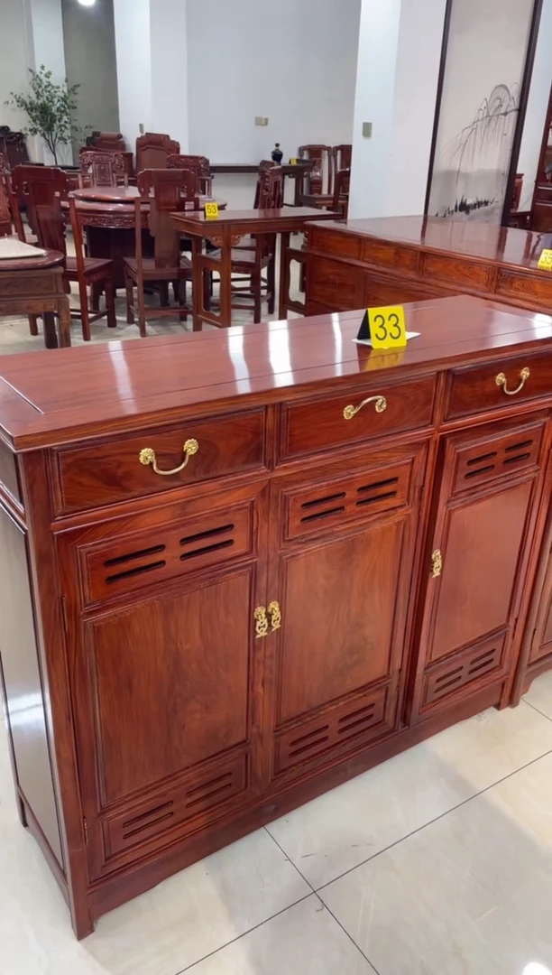 花梨木类储物柜刺猬紫檀鞋柜120*36*100三门