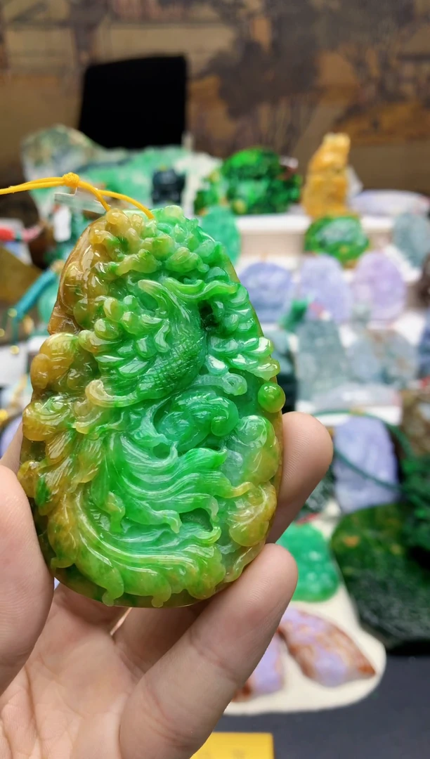 颈饰未镶嵌翡翠忍*天然A货翡翠
