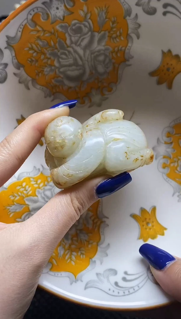 瓷片瓷片 瓷器 摆件1个
