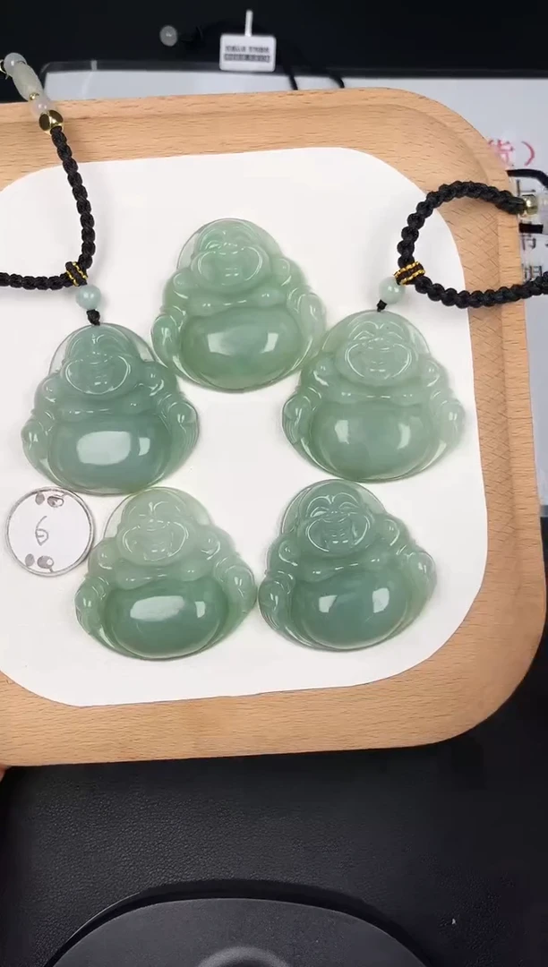 颈饰未镶嵌翡翠LH015翡翠冰葡萄肉大佛+送同款绳子多样性发其一