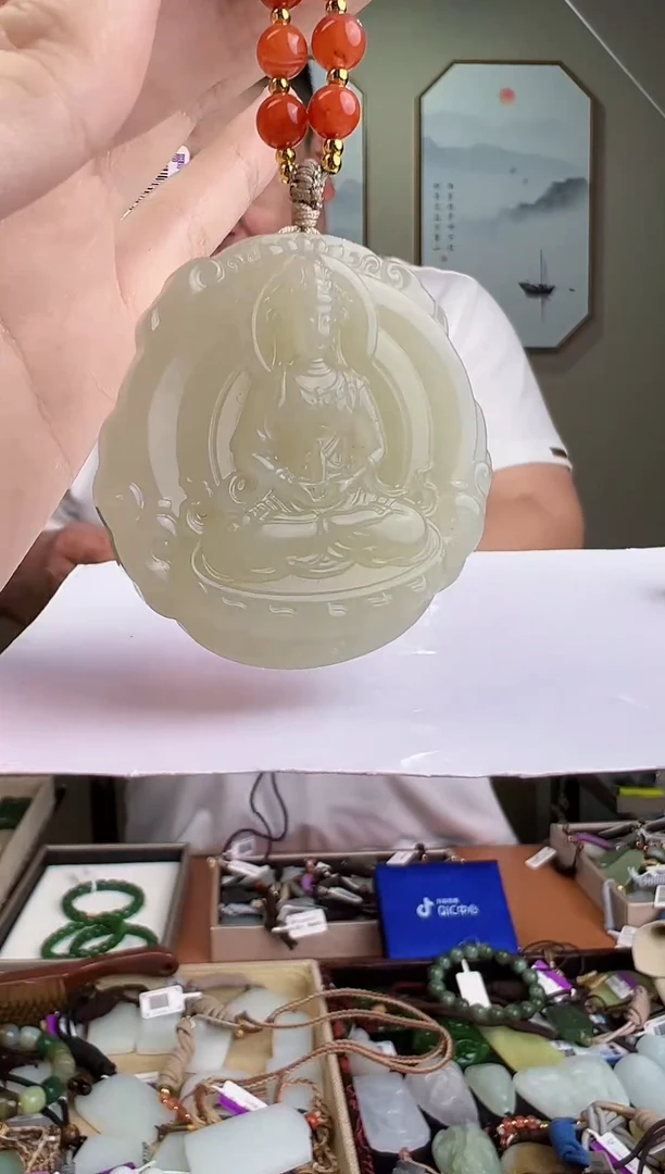 颈饰未镶嵌和田玉多样性发货 拍一单发一个