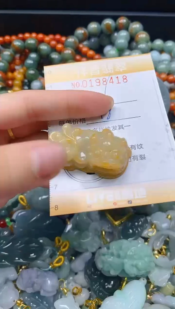 翡翠未镶嵌颈饰闪购0198418