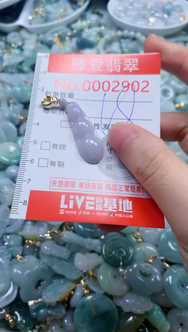 翡翠未镶嵌吊坠(不含链)2902