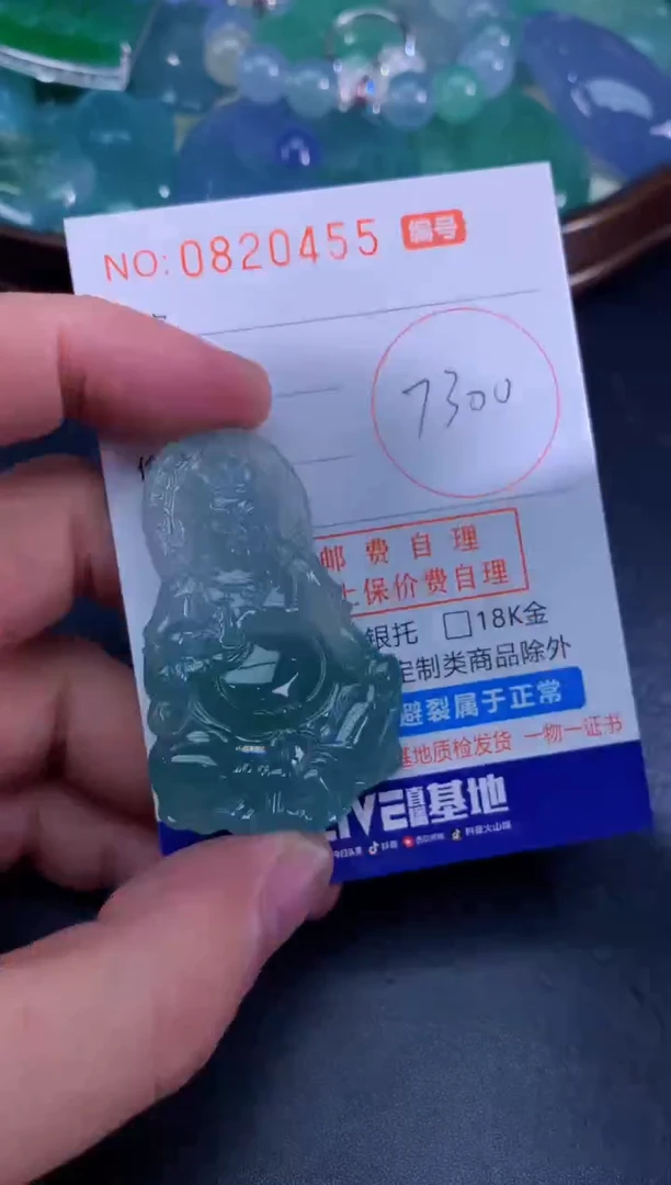 颈饰未镶嵌翡翠天然A货翡翠