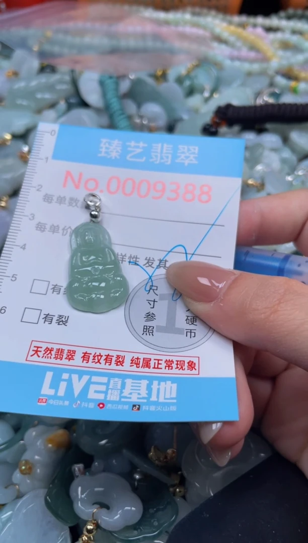 颈饰未镶嵌翡翠9388